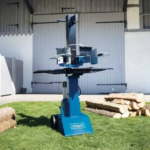 SCHEPPACH 8-Tonnen-Holzspalter – 3000 W – HL810 – Holzspalter – Horizontal – Blau – 55 cm