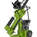 Benzinbetriebener Holzspalter mit 12 Tonnen Spaltkraft, geeignet für Holzscheite bis 52 cm Länge und 30 cm Durchmesser, 7 PS starker 4-Takt-Benzinmotor, VITO